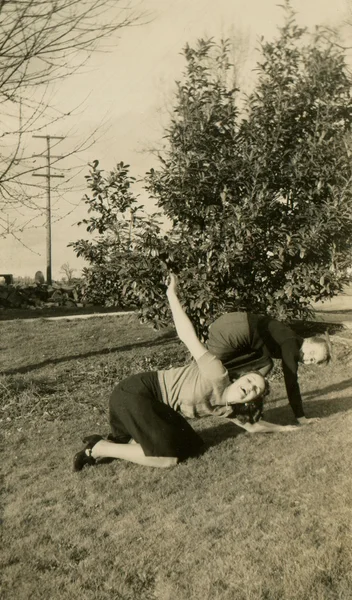 Foto en blanco y negro antiguo —  Fotos de Stock