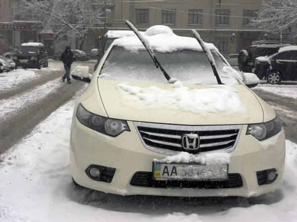 Ο καιρός στο Κίεβο, Ουκρανία — Φωτογραφία Αρχείου