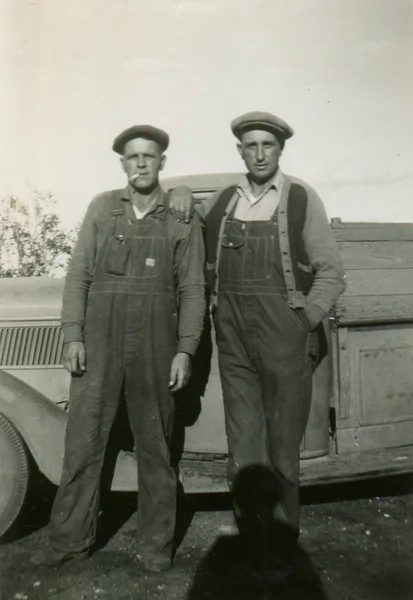 Foto en blanco y negro antiguo — Foto de Stock