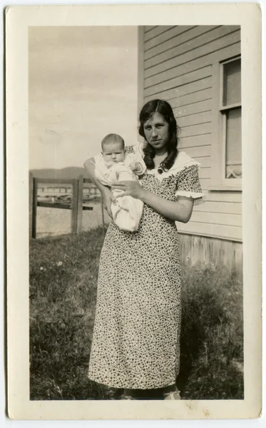 Black and white Antique photo — Stock Photo, Image