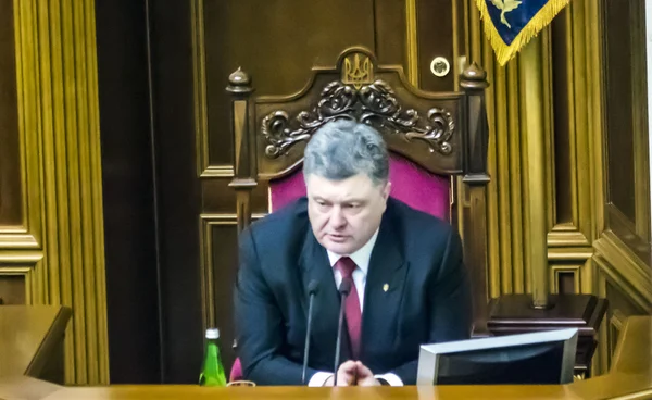 Presidente de Ucrania Petro Poroshenko — Foto de Stock