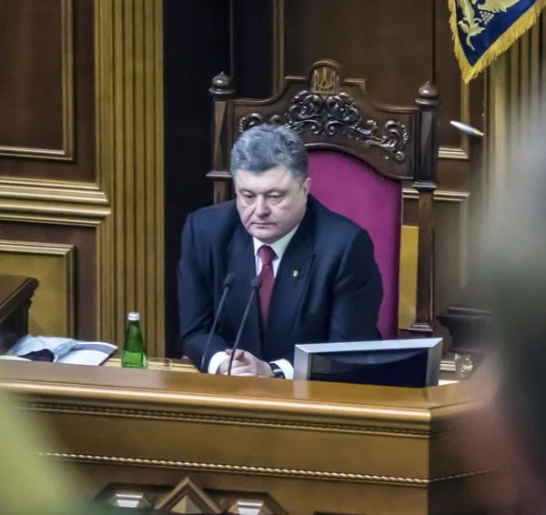 President van Oekraïne petro poroshenko — Stockfoto