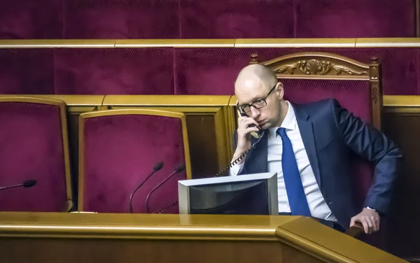 Prime Arseniy Yatsenyuk — Stock fotografie