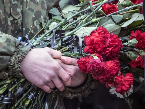 Похороны военнослужащих — стоковое фото