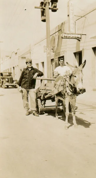 Reprodução de foto antiga — Fotografia de Stock