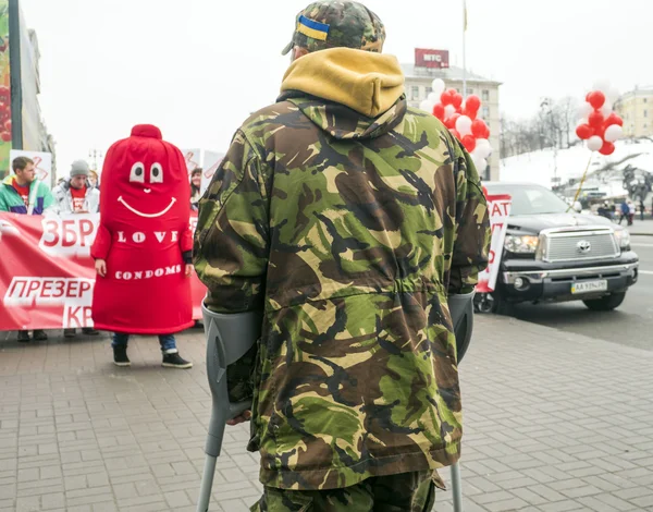 Världsdag av kondom — Stockfoto