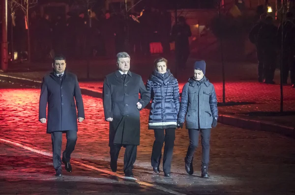 President Poroshenko and Vladimir Groisman — Stock Photo, Image