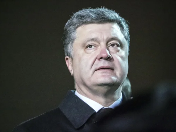 President van Oekraïne petro poroshenko — Stockfoto