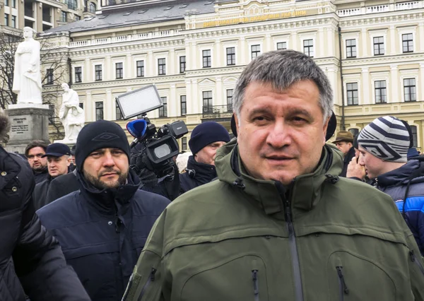 รัฐมนตรีว่าการกระทรวงมหาดไทยยูเครน Arsen Avakov — ภาพถ่ายสต็อก