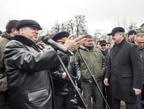 Ołeksandr Turczynow otwarta wystawa dokumentalna — Zdjęcie stockowe