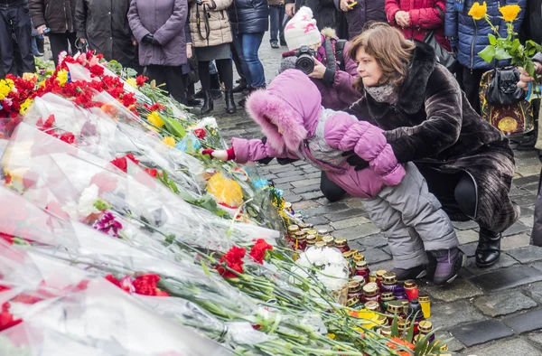 Závody na počest obětí Maidan — Stock fotografie