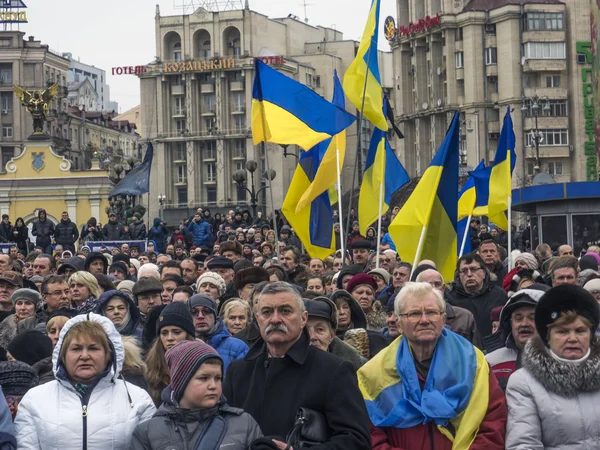 Reuniones en honor de las víctimas de Maidan — Foto de Stock
