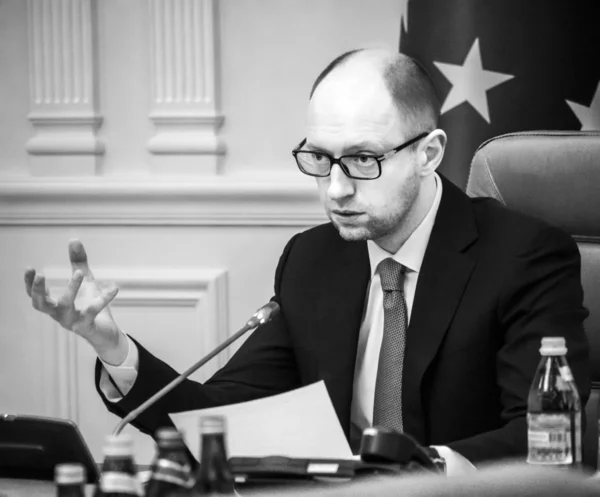 Prime Arseniy Yatsenyuk — Stockfoto