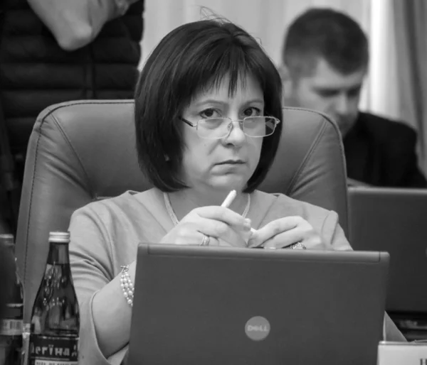 Finance Minister Natalia Yaresko — Stock Photo, Image