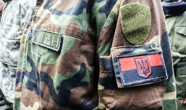 Chevron "Right Sector" on sleeve — Stock Photo, Image