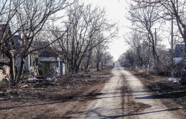 Donetsk bölgesi tahrip Köyü