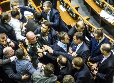 Ukrayna'nın Verkhovna Rada kitle kavga