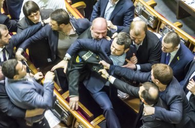 Ukrayna'nın Verkhovna Rada kitle kavga
