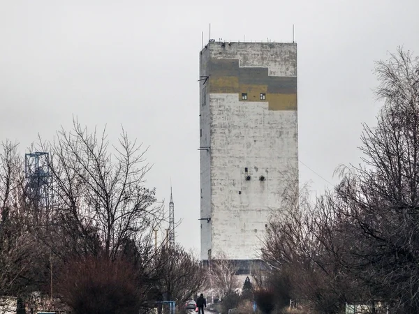 Una explosión en una mina de carbón de Zasyadko en Donetsk —  Fotos de Stock