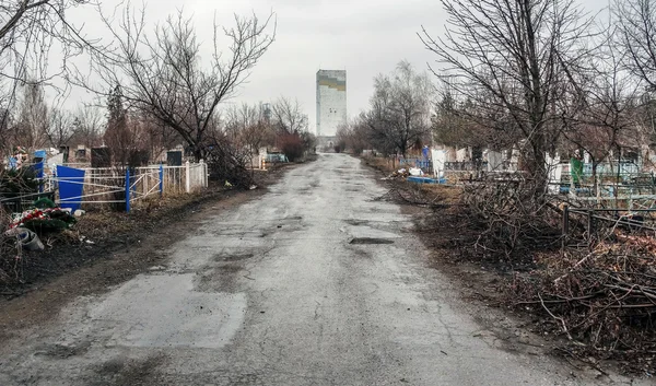 Donetsk zasyadko kömür madeninde bir açılımı — Stok fotoğraf