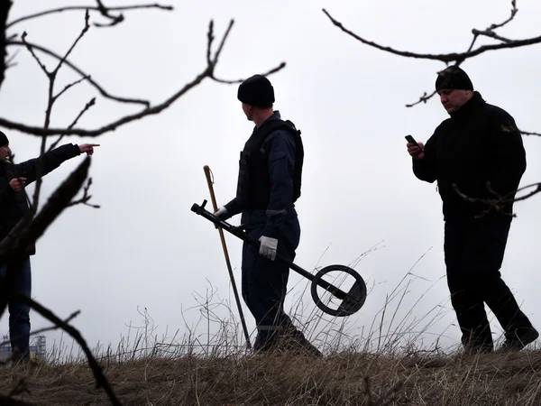 Терористична атака запобігти у Луганській області — стокове фото