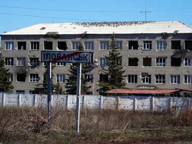 Crisis in Donetsk region, Ukraine clipart