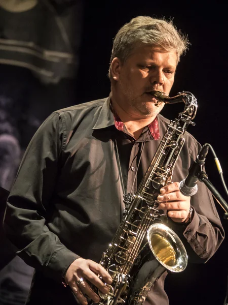 Jazz festival "Enhet" i Kiev — Stockfoto