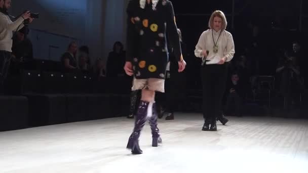 36th Ukrainian Fashion Week — Stock Video