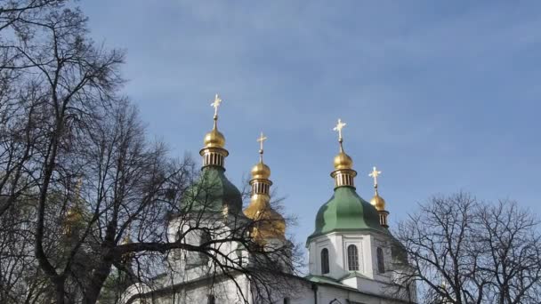 Sint-Sophia kathedraal in Kiev — Stockvideo