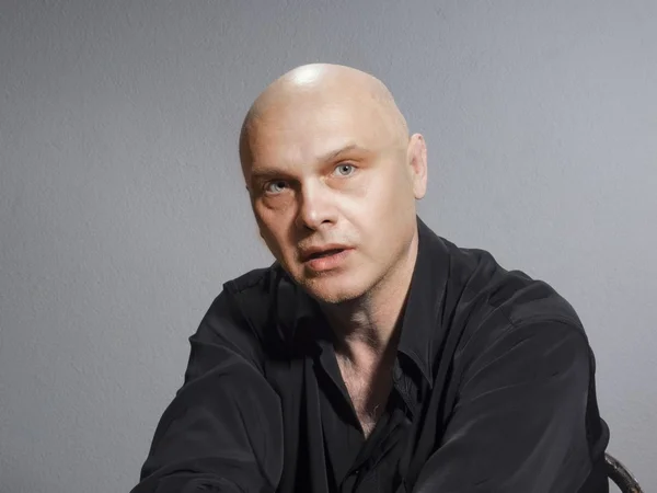 Portrait of Bald man — Stock Photo, Image