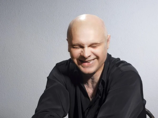 Portrait of Bald man — Stock Photo, Image