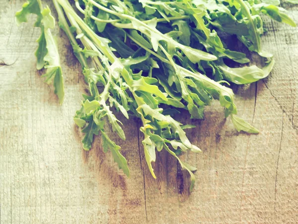 Frischer Bio-Rucola — Stockfoto