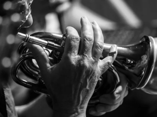 Ensaios de jazz — Fotografia de Stock