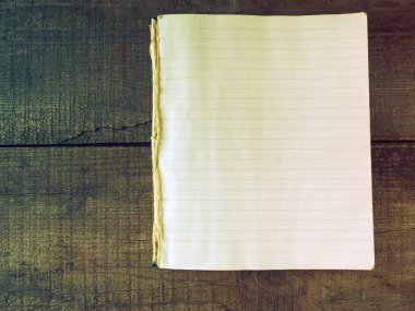 Vintage alıştırma kitabı 