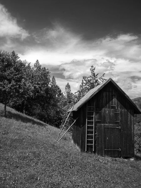 古い薪小屋 — ストック写真