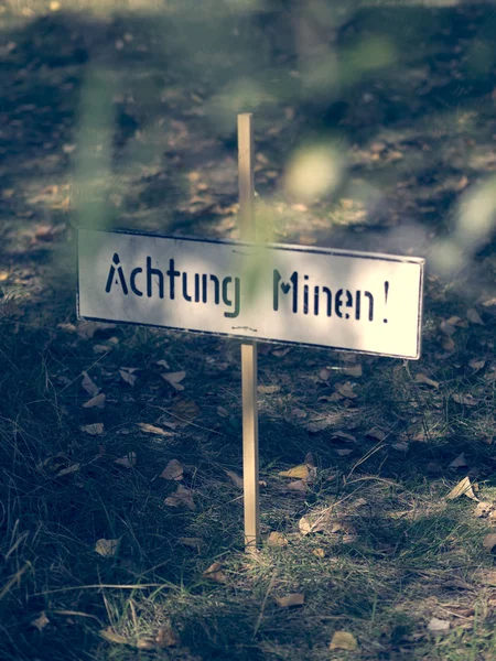 Achtung minen — Φωτογραφία Αρχείου