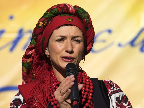 Folklore festival in Borispol, near Kiev, Ukraine — Stock Photo, Image