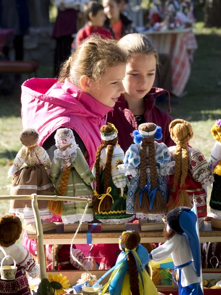 Folklorní festival v Borispol, poblíž Kyjev, Ukrajina — Stock fotografie