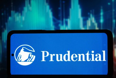 Almanya - 9 Ocak 2026: Bu resimde Prudential Financial, Inc. logosu akıllı telefondan sergileniyor.