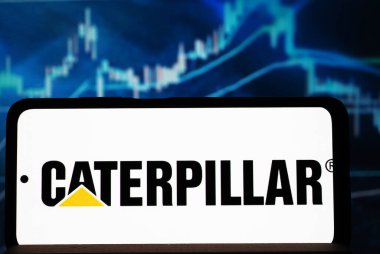 Almanya - 9 Ocak 2026: Bu fotoğraf illüstrasyonunda, Tırtıl, Inc. logosu akıllı telefondan sergileniyor.