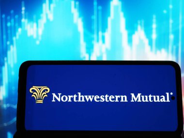 Almanya - 16 Ocak 2026: Bu resimde, Northwestern Mutual Life Sigorta Şirketi logosu akıllı telefondan sergileniyor.