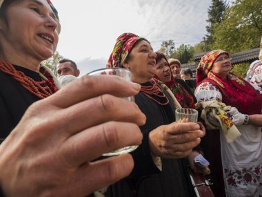 Ukrainian believers celebrate Protection of the Holy Virgin in t