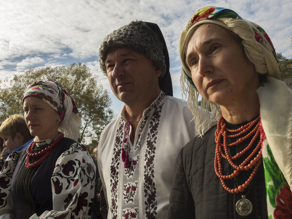 Ukrainian believers celebrate Protection of the Holy Virgin in t