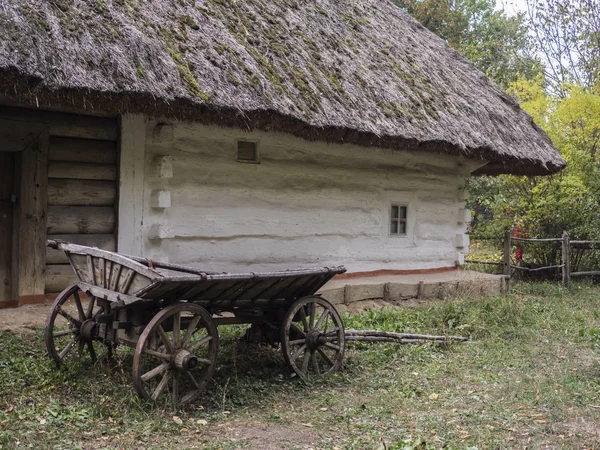 Gamla trä vagn — Stockfoto