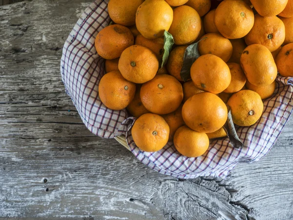 Organiczny dojrzałe mandarynki — Zdjęcie stockowe