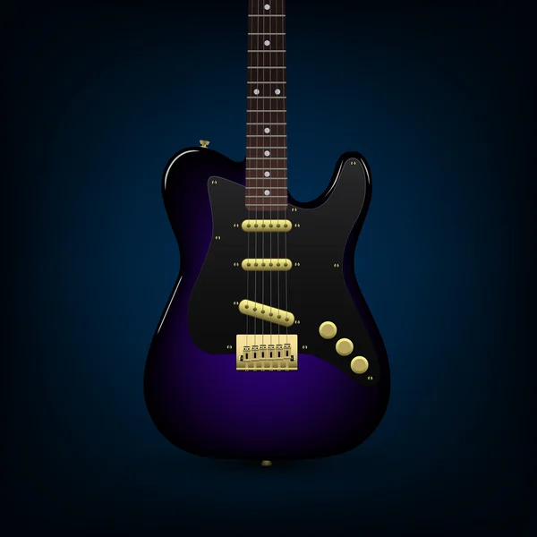 Guitarra eléctrica — Archivo Imágenes Vectoriales