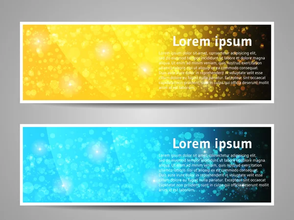 Samling banner design — Stock vektor