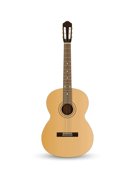 Guitare classique acoustique — Image vectorielle