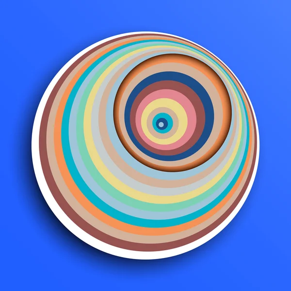 Abstracte cirkels vector achtergrond — Stockvector