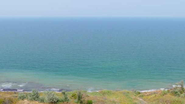 The Azov Sea coast, Taman Peninsula, Russia, 4k — Stock Footage Azov Sea Coast Taman Peninsula Russia Royalty Free Stock Footage